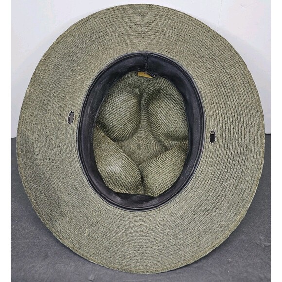 Stratton‎ Self Forming Green Mens Hat 7 1/4 - NO chin Strap - Picture 9 of 16